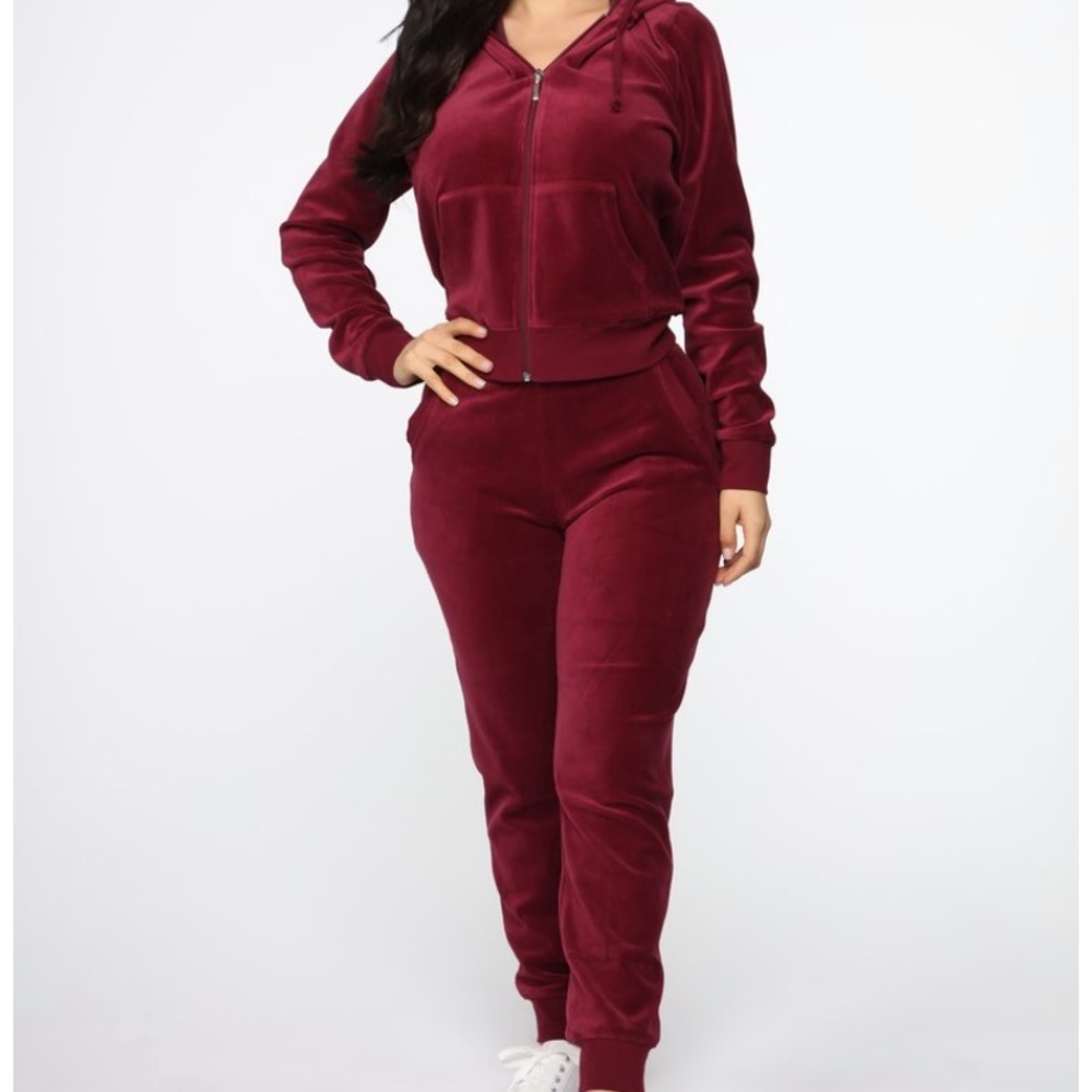 Fashion Nova Velour Set